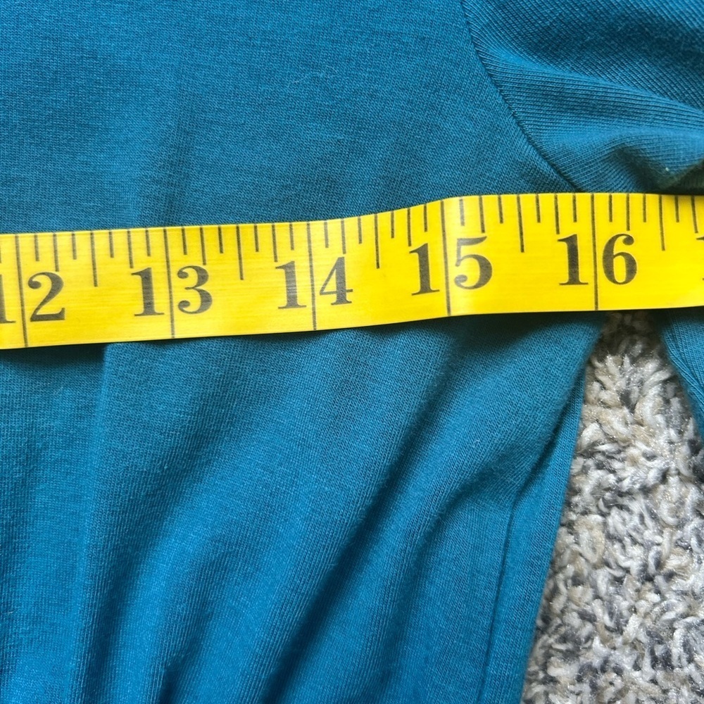 Lands’ End Teal Midi Style Easy to Wear Slip on Dress size 6-8 - Picture 7 of 8